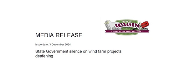 Media Release - Wind farm projects